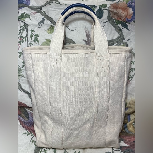 Tory Burch Mercer Canvas Logo Tote bag - Picture 4 of 11